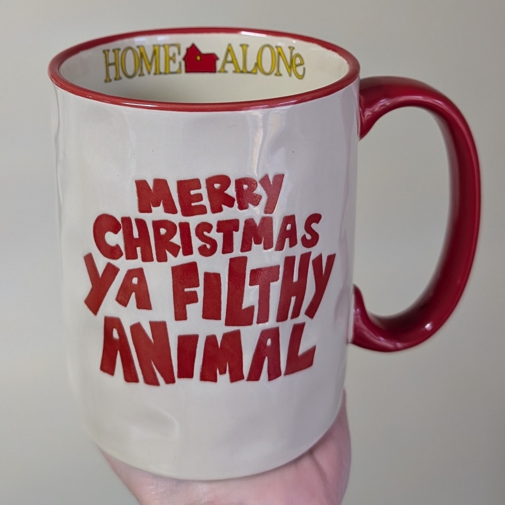 Home Alone 🏠 MERRY CHRISTMAS YA FILTHY ANIMAL Christmas Mug, Double Sided